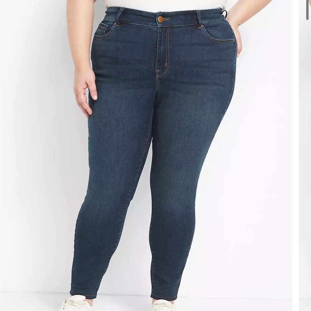 Lane Bryant Skinny Jeans High Rise